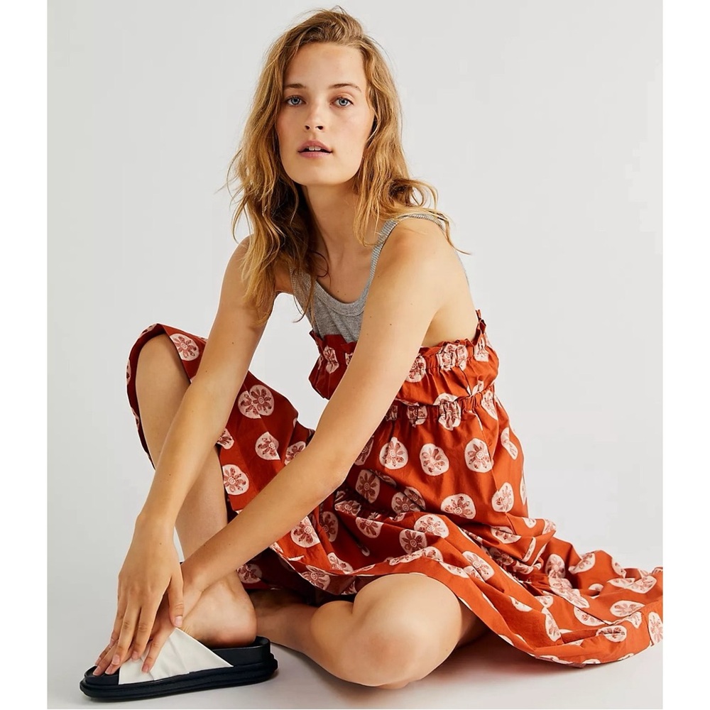 Free People Leanna Tube Dress NWT SZ XL in Copper - Picture 5 of 16